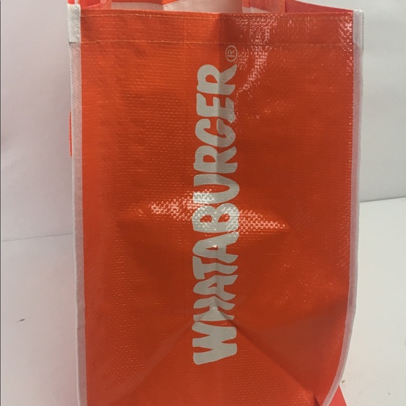 WHATABURGER  Large Reusable Tote/Shopping 2 Bags - Picture 3 of 4